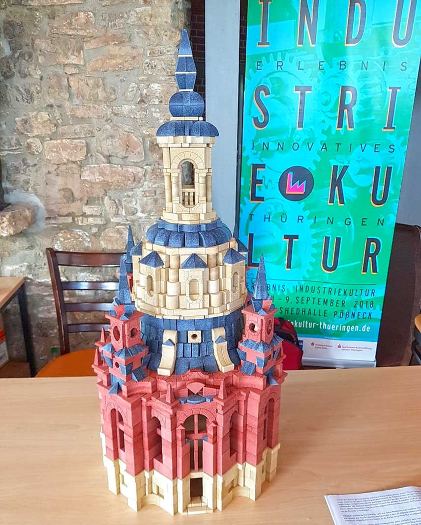 Dresden Frauenkirche built from Anchor Stones