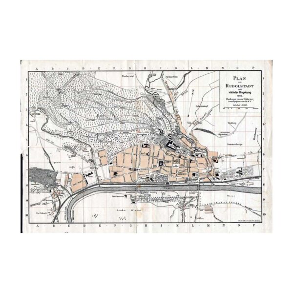 1909 Rudolstadt map