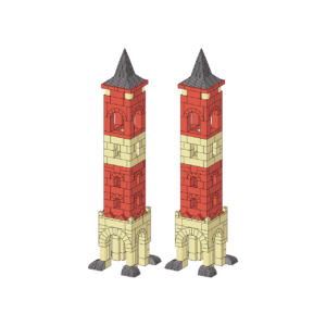 Two city towers