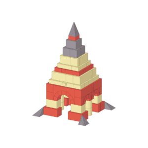 Small pyramid monument